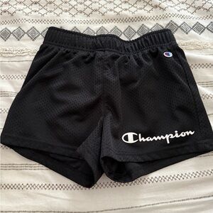 Champion Black Mesh Shorts